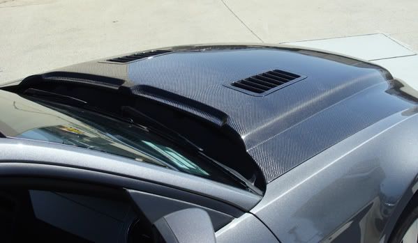 2010-2012 Ford Mustang GT V6 Black Mamba II Carbon Fiber Hood