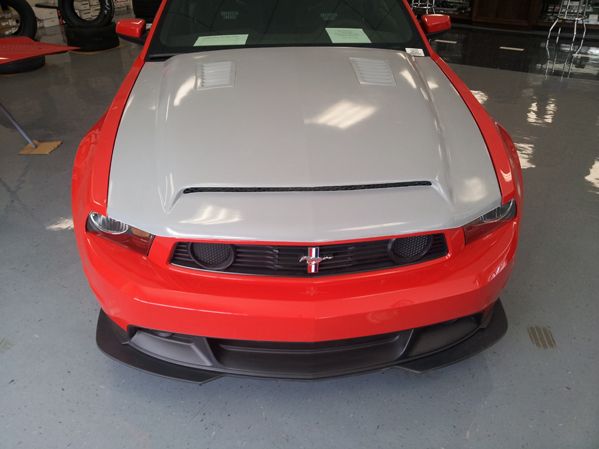 2010-2012 Ford Mustang GT & V6 Manta Ray Ram Air Hood