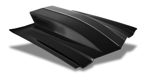 1970-1981 Chevy Camaro 6 inch Cowl W/S Length Scoop Fiberglass Lift-Off Hood - 1