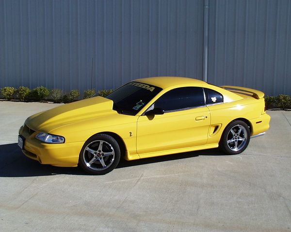 1994-1998 Ford Mustang 4 inch Cobra R Fiberglass Lift-Off Hood