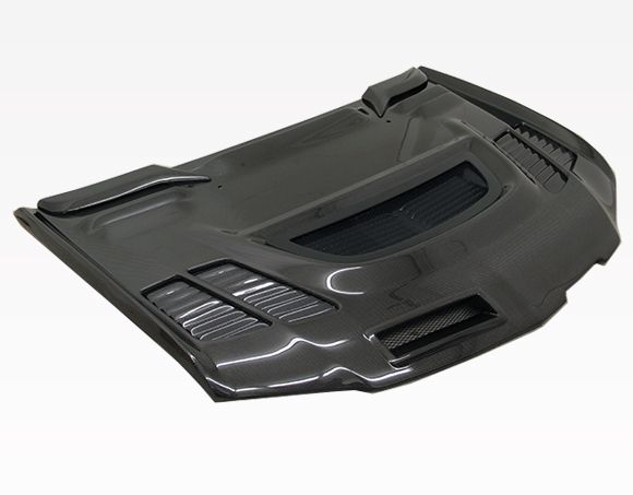 2003-2005 Mitsubishi EVO 8 ViS JC Carbon Fiber Hood - VIS-03MTEV84DJC-010C