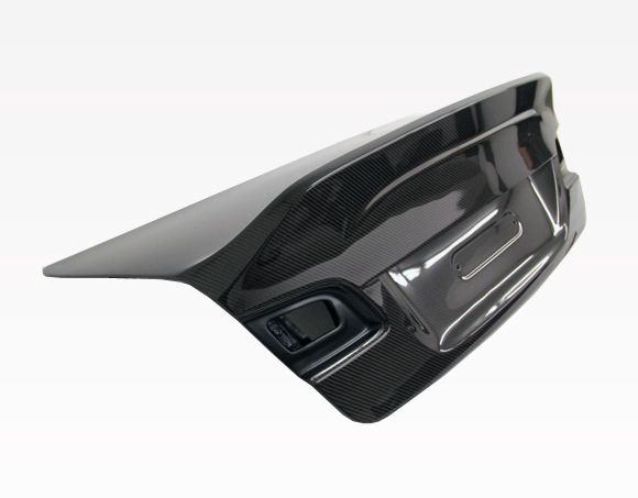 2007-2010 BMW 3-Series E92 2DR ViS AMS Carbon Fiber Trunk - VIS-07BME922DAMS-020C
