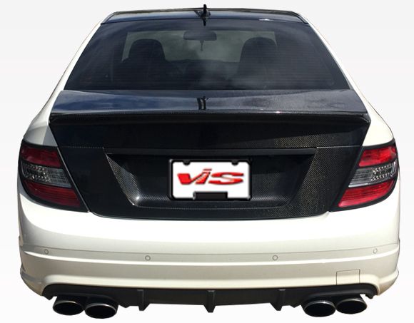 2008-2012 Mercedes C Class 4DR ViS Demon Carbon Fiber Trunk