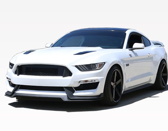 2015-2017 Ford Mustang ViS GT350 Style Front Bumper Conversion Polypropylene