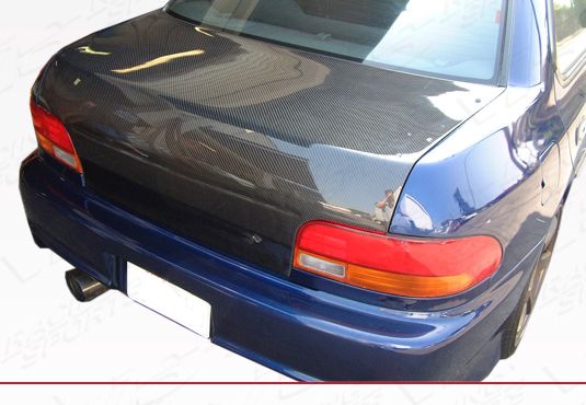 1993-2001 Subaru Impreza 2DR/4DR ViS OEM Carbon Fiber Trunk - VIS-93SBIMP4DOE-020C