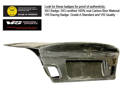 1999-2005 BMW E46 2DR Coupe CSL Style Carbon Fiber Trunk