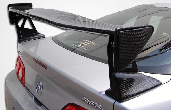 2002-2006 Acura RSX Carbon Fiber Type M Wing Trunk Lid Spoiler - 1 Piece - 10522