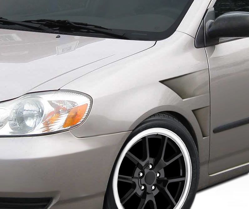 2003-2008 Toyota Corolla Duraflex GT Concept Fenders - 2PC - 106249