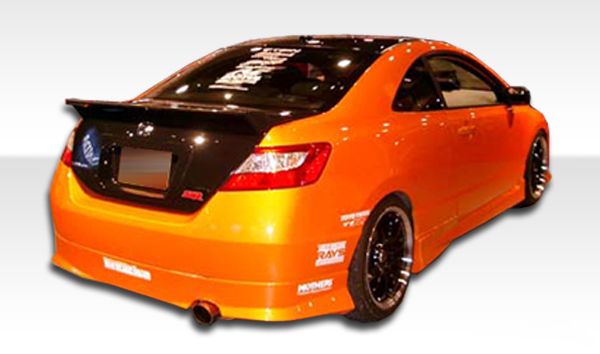 2006-2011 Honda Civic 2DR Duraflex Type M Rear Lip Under Spoiler Air Dam - 1PC -