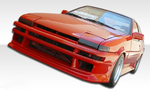 1984-1987 Toyota Corolla Duraflex V-Speed Front Bumper Cover - 1PC - 100699
