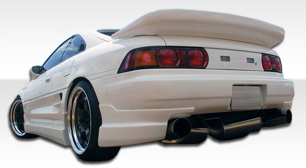 1991-1995 Toyota MR2 Duraflex Type B Rear Add On Bumper Extensions - 2PC - 10103
