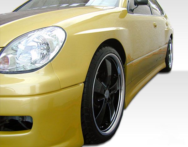1998-2005 Lexus GS Series GS300 GS400 GS430 Duraflex Type W Side Skirts Rocker P