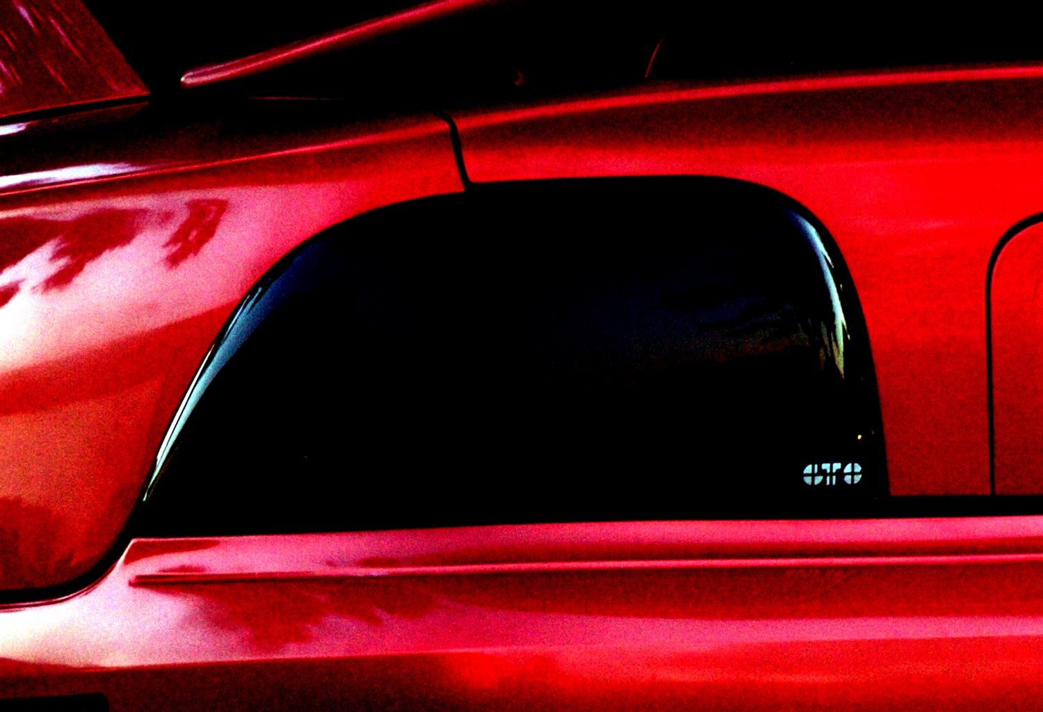 2008-2014 Dodge Challenger Tail Light Covers - Smoke