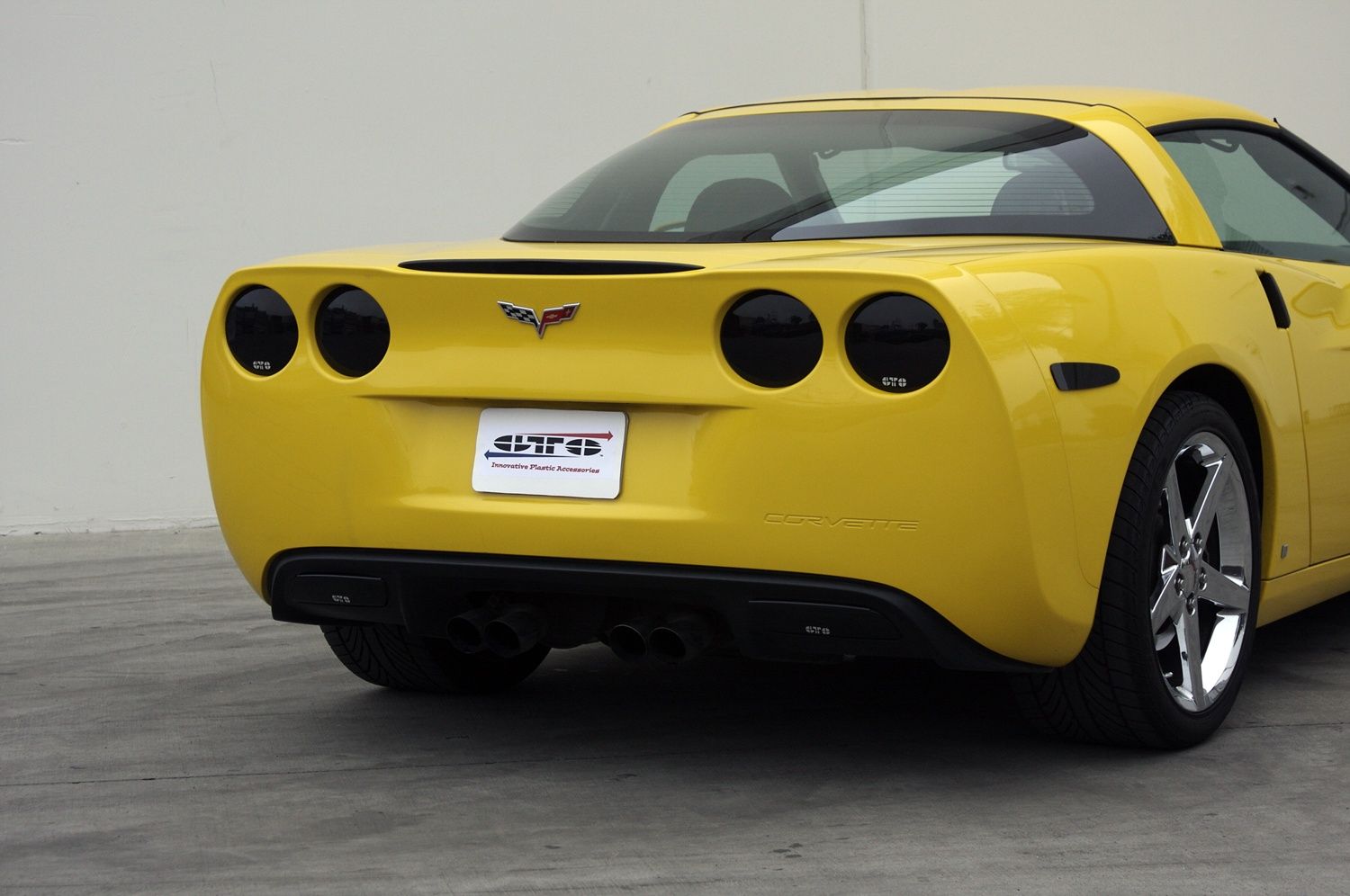 1997-2004 Chevy Corvette C5 Blackout Tail Light Covers - Smoke