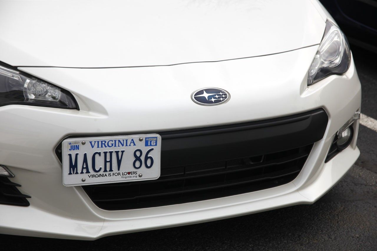 TurboXS TowTag License Plate Relocation Kit for 2013-2016 Scion FR-S Base