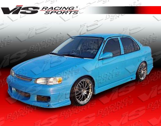 1998-2000 Toyota Corolla Ballistix Front Bumper by ViS - VIS-98TYCOR4DBX-001