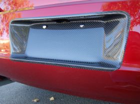 2006-2010 Dodge Charger SRT8 Carbon Fiber License Cover - CBD-DGCHLCCV