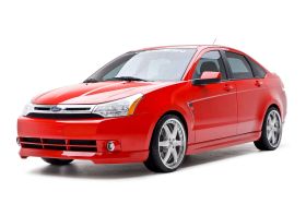 2008-2011 Ford Focus Sedan 3DC Poly-Urethane Front Bumper Lip Spoiler - 691544