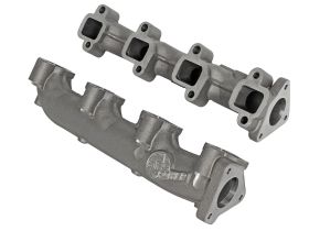 2011-2016 Chevrolet Silverado 3500 HD LML Duramax Turbo Diesel V8 6.6L BladeRunner Ported Ductile Iron Exhaust Manifolds - 46-40024