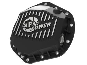 2007-2019 Chevrolet Silverado 3500 HD V8 6.0L Pro Series Rear Differential Cover Black w/ Machined Fins - 46-71060B