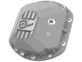 1997-2006 Jeep Wrangler TJ 4.0L Street Series Front Differential Cover Raw w/ Machined Fins - 46-71130A