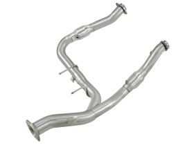 2011-2014 Ford F-150 EcoBoost V6 3.5L Twisted Steel Y-Pipe 3" to 3-1/2" Aluminized Steel Exhaust System Street Series - 48-03006
