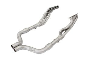 2011-2014 Dodge Challenger V8 6.4L Twisted Steel Long Tube Header & Connection Pipes Street Series - 48-32007-YC