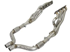 2015-2019 Dodge Charger Hellcat HEMI SRT Supercharged V8 6.2L 2" Twisted Steel Long Tube Header & Connection Pipes Street Series - 48-32012-YC