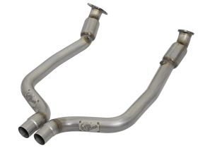 2015-2019 Dodge Charger SRT Hellcat Supercharged HEMI V8 6.2L 3" Twisted Steel Connection Pipes Street Series - 48-32015-YC