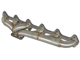 2003-2007 Dodge Ram 3500 Cummins Turbo Diesel 5.9L Twisted Steel 304 Stainless Steel Header with T3 flange - 48-32017