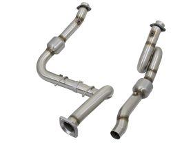 2017-2019 Ford Raptor EcoBoost V6 3.5L Twisted Steel 304 Stainless Steel Down-Pipes Street Series - 48-33021-HC
