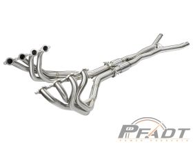 2008-2013 Chevrolet Corvette C6 V8 6.2L PFADT Series Tri-Y Long Tube Header & X-Pipe Street Series - 48-34105-YC