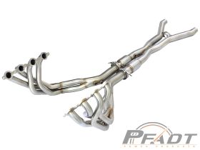 2009-2013 Chevrolet Corvette C6 V8 6.2L PFADT Series Tri-Y Long Tube Header & X-Pipe Street Series - 48-34109-YC