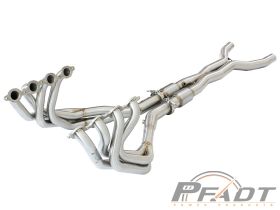 2014-2019 Chevrolet Corvette C7 LT1 V8 6.2L PFADT Series Tri-Y Long Tube Header & X-Pipe Street Series - 48-34112-YC