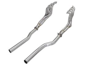 2009-2015 Cadillac CTS V LSA V8 6.2L Coupe/Sedan/Wagon Twisted Steel Tri-Y Long Tube Header & Connection Pipes Race Series - 48-34125-YN
