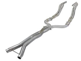 2016-2019 Chevrolet Camaro SS/ZL1 V8 6.2L Twisted Steel Tri-Y Long Tube Header & X-Pipe Street Series - 48-34127-YC