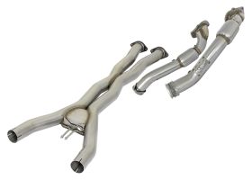 2014-2019 Chevrolet Corvette C7 V8 6.2L Twisted Steel Connection Pipe & X-Pipe Combo Street Series - 48-34131-PK