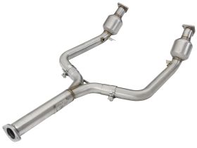 2003-2006 Infiniti G35 V6 3.5L Coupe/Sedan Twisted Steel Y-Pipe Street Series - 48-36104-YC