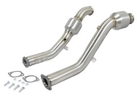 2016-2019 Infiniti Q50 V37 Base/Sport/Red Sport 400 V6 3.0L Twisted Steel Down-Pipes Street Series - 48-36110-HC
