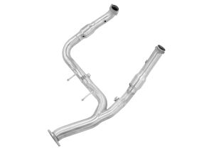 2011-2014 Ford F-150 V8 5.0L Twisted Steel Y-Pipe 3" to 3-1/2" Stainless Steel Exhaust System Street Series - 48-43004