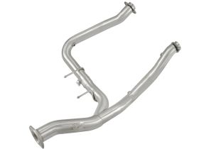 2011-2014 Ford F-150 EcoBoost V6 3.5L Twisted Steel Y-Pipe 3" to 3-1/2" Stainless Steel Exhaust System Race Series - 48-43007