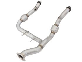 2015-2019 Ford F-150 EcoBoost V6 2.7L Twisted Steel Y-Pipe 3" to 3-1/2" Stainless Steel Exhaust System Street Series - 48-43008
