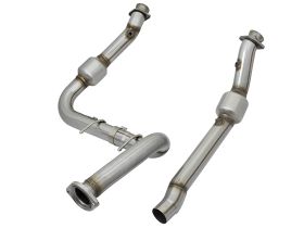2017-2019 Ford Raptor EcoBoost V6 3.5L Twisted Steel Down-Pipes Street Series - 48-43020-HC