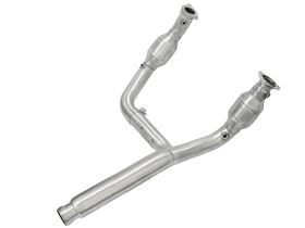 2009-2013 Chevrolet Silverado 1500 V6 4.3L/V8 4.8L/V8 6.0L Twisted Steel Y-Pipe 3" to 3-1/2" Stainless Steel Exhaust System Street Series - 48-44002