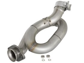 2012-2018 Jeep Wrangler JK V6 3.6L Twisted Steel Loop Relocation Pipe 2" 409 Stainless Steel - 48-48021