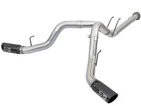 2017-2019 Ford F-350 Super Duty Turbo Diesel V8 6.7L ATLAS 4" Aluminized Steel DPF-Back Exhaust System - 49-03092-B