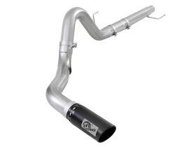 2018-2019 Ford F-150 Turbo Diesel V6 3.0L ATLAS 4" Aluminized Steel DPF-Back Exhaust System - 49-03106-B