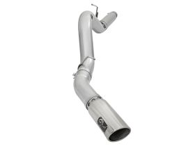 2016 Chevrolet Silverado 3500 HD LML Duramax Turbo Diesel V8 6.6L ATLAS 5" Aluminized Steel DPF-Back Exhaust System - 49-04081-P
