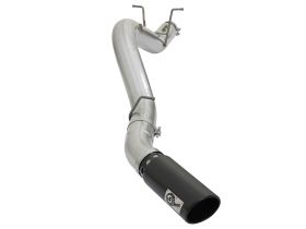 2017-2019 Chevrolet Silverado 3500 HD L5P Duramax Turbo Diesel V8 6.6L ATLAS 5" Aluminized Steel DPF-Back Exhaust System - 49-04085-B