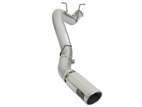 2017-2019 Chevrolet Silverado 3500 HD L5P Duramax Turbo Diesel V8 6.6L ATLAS 5" Aluminized Steel DPF-Back Exhaust System - 49-04085-P